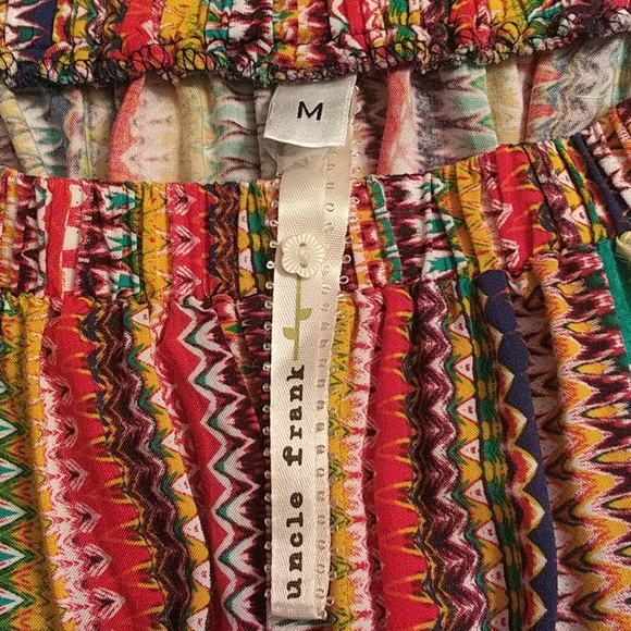 Anthropologie Uncle Frank Multicolor Striped Midi Dress - Picture 2 of 7